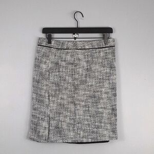 WHBM Women's Tweed Cotton Mini Skirt